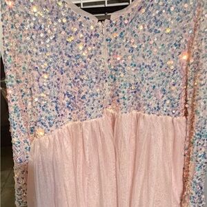 Cat & Jack Glittering Pink Sequin Dress